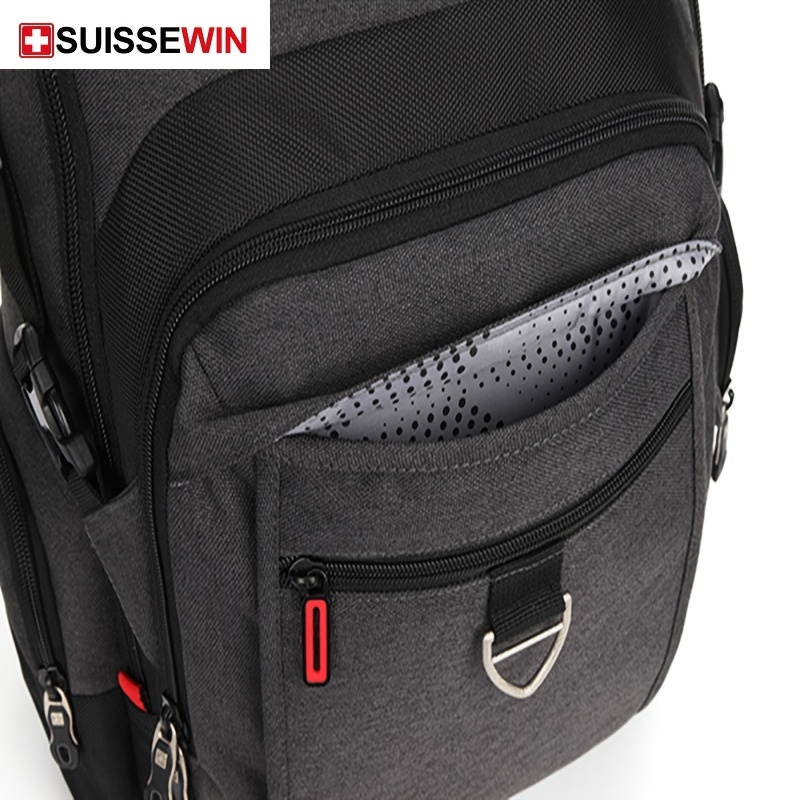 1 mochila SUISSEWIN para hombre mochila informal de negocios - Temu