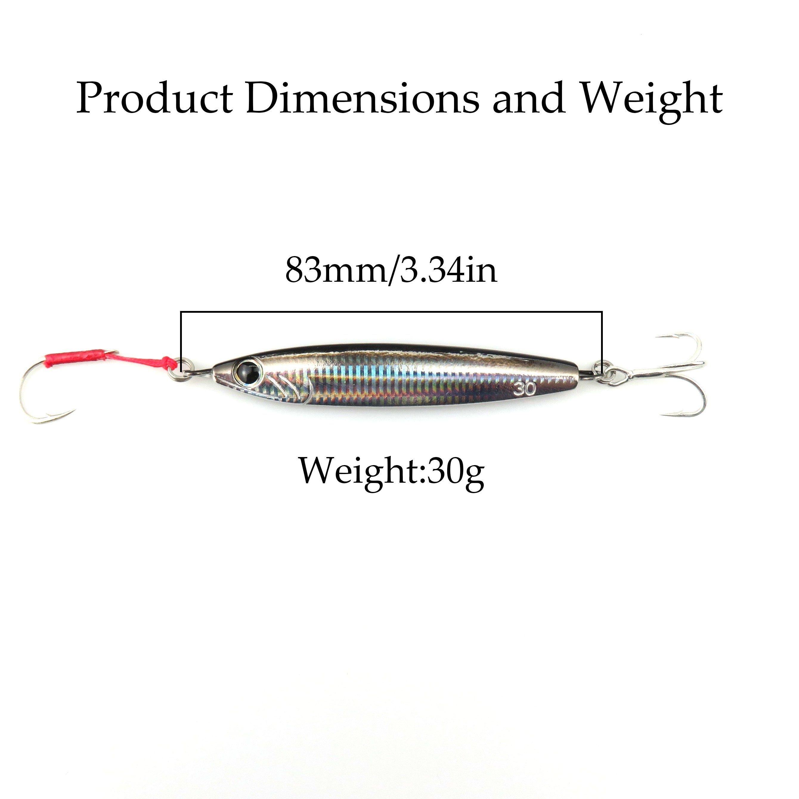 Wholesale Metal Fish Lure Sinking Far Casting Jigging - Temu