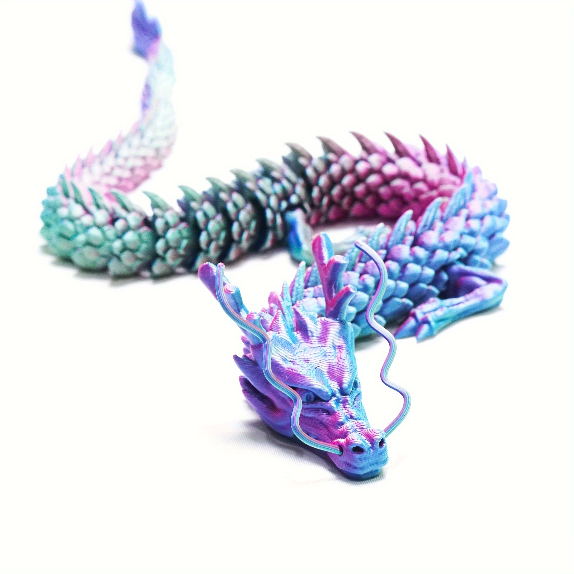 3d Printed Dragon, 3d Printed Articulated Dragon With Movable
