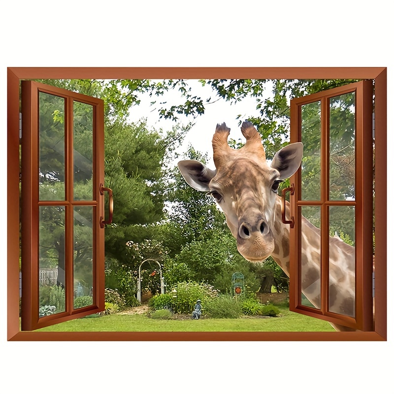 Painting Bathroom Door Mat Tree Giraffe Crane Super Soft Non - Temu