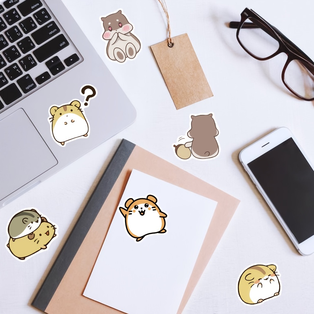 Small Hamster Cartoon Graffiti Stickers Cute Girly Style - Temu