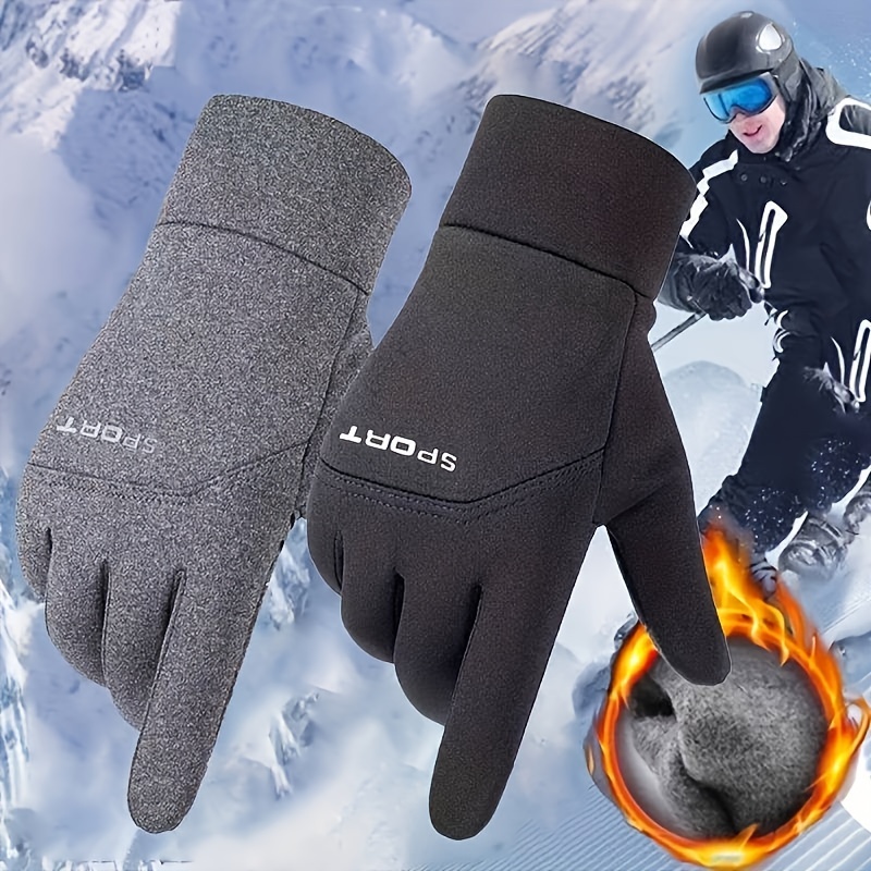 1 par de guantes deportivos para ciclismo, guantes cálidos para coche  eléctrico, guantes para conducir motocicleta para deportes al aire libre
