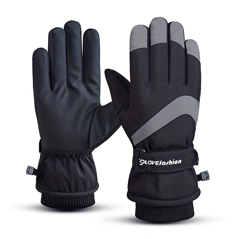 Winter Windproof Coldproof Outdoor Gloves Waterproof Plush Gloves
