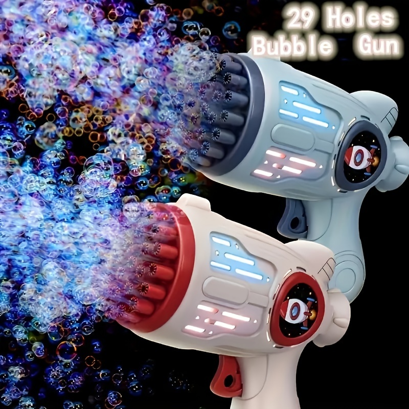 Gatling Gun Angel Bubble Gun Rocket Launcher Bubble Machine Children's  Blowing Bubble Toy - Temu