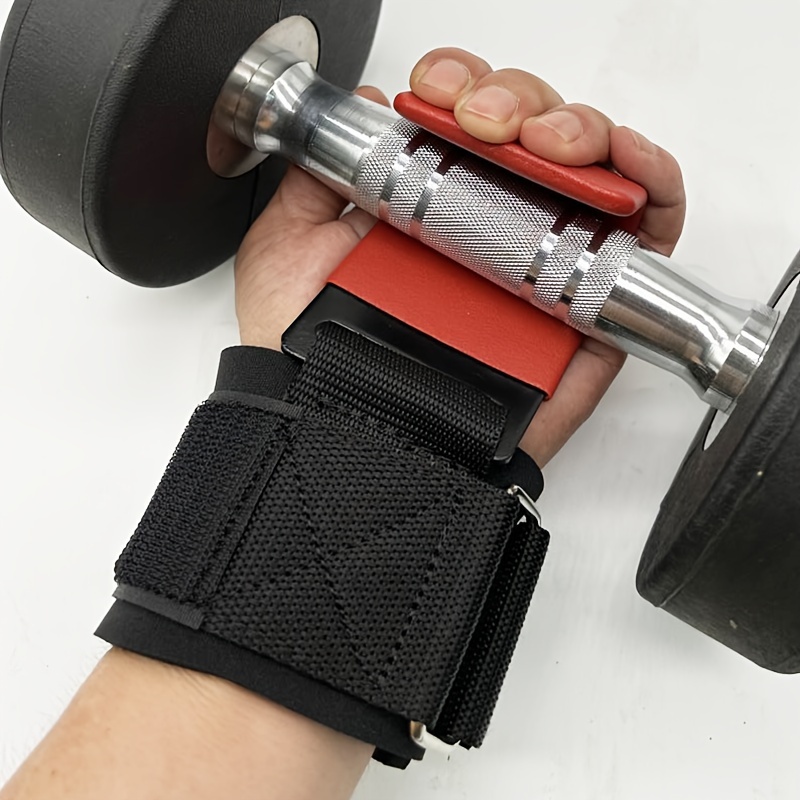 Weight Lifting Wrist Band Hooks Hand Grip Support Wrist - Temu