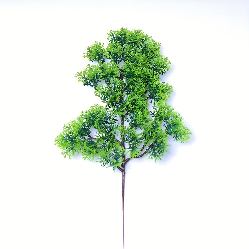 Artificial Pine Cypress Leaves Branch Long Faux Pine Cypress - Temu