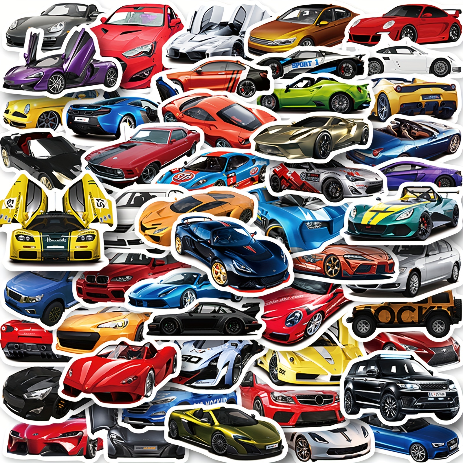 10pcs Funny Random Stickers for Laptop Cases Car Styling Motorcycle Bike  Kids
