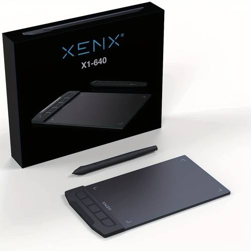 item picture x1 640 graphics drawing tablet 8192 stylus 5 shortcut keys 6 x 3 74 inch pad usb compatible with windows pc phones ideal for painting design animation sketching