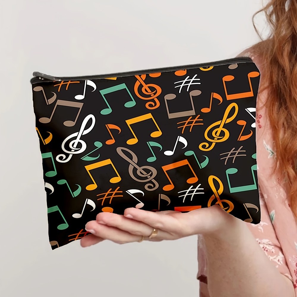 Amazing Deals on Music Notes Pattern Carry All Pouch and Versatile Coin Purse at Our Store