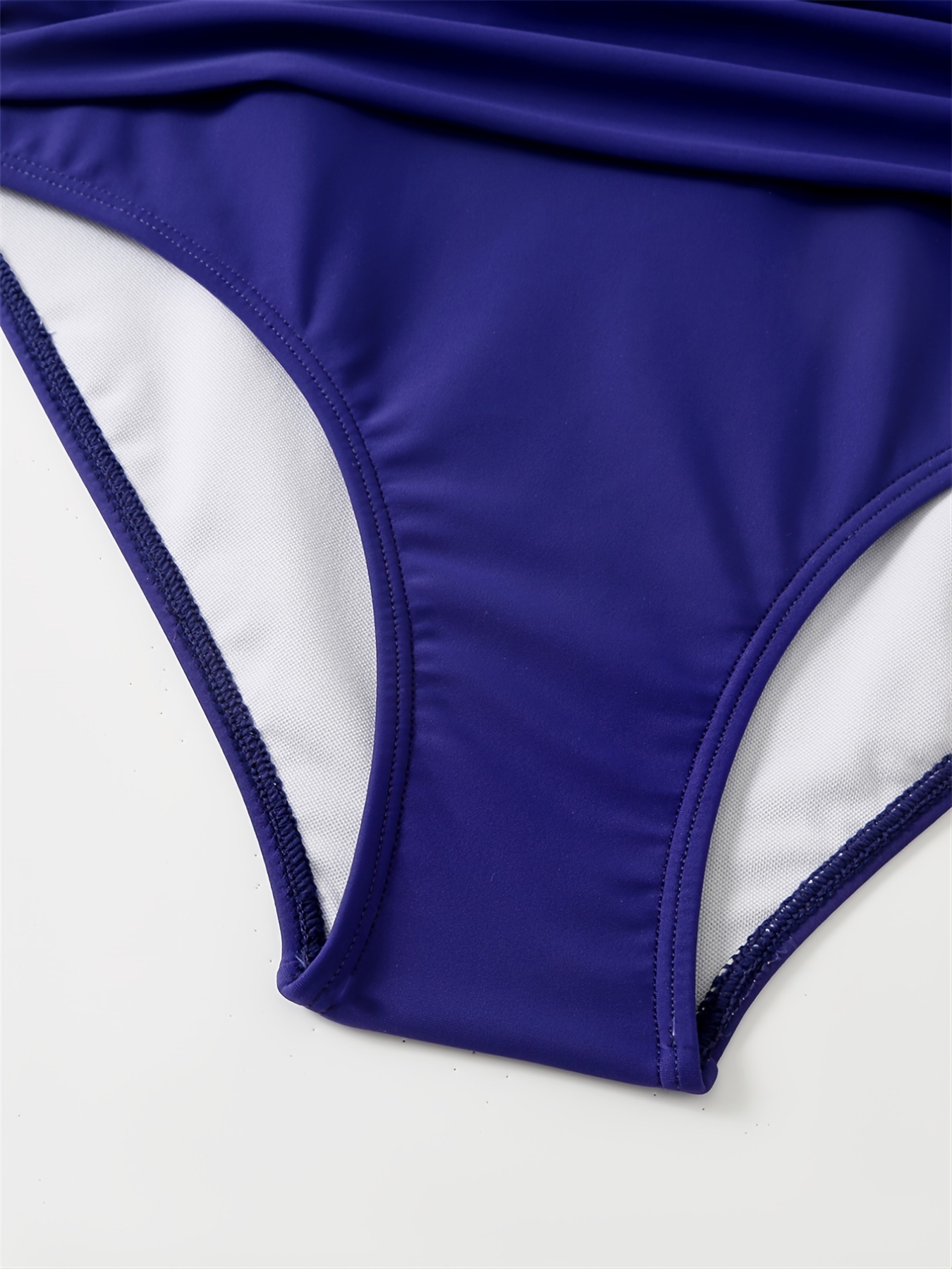 Women's High Waisted Bikini Swim Bottoms Ruched Tummy Control Bikini  Tankini Swimsuit Bottoms Black Navy…