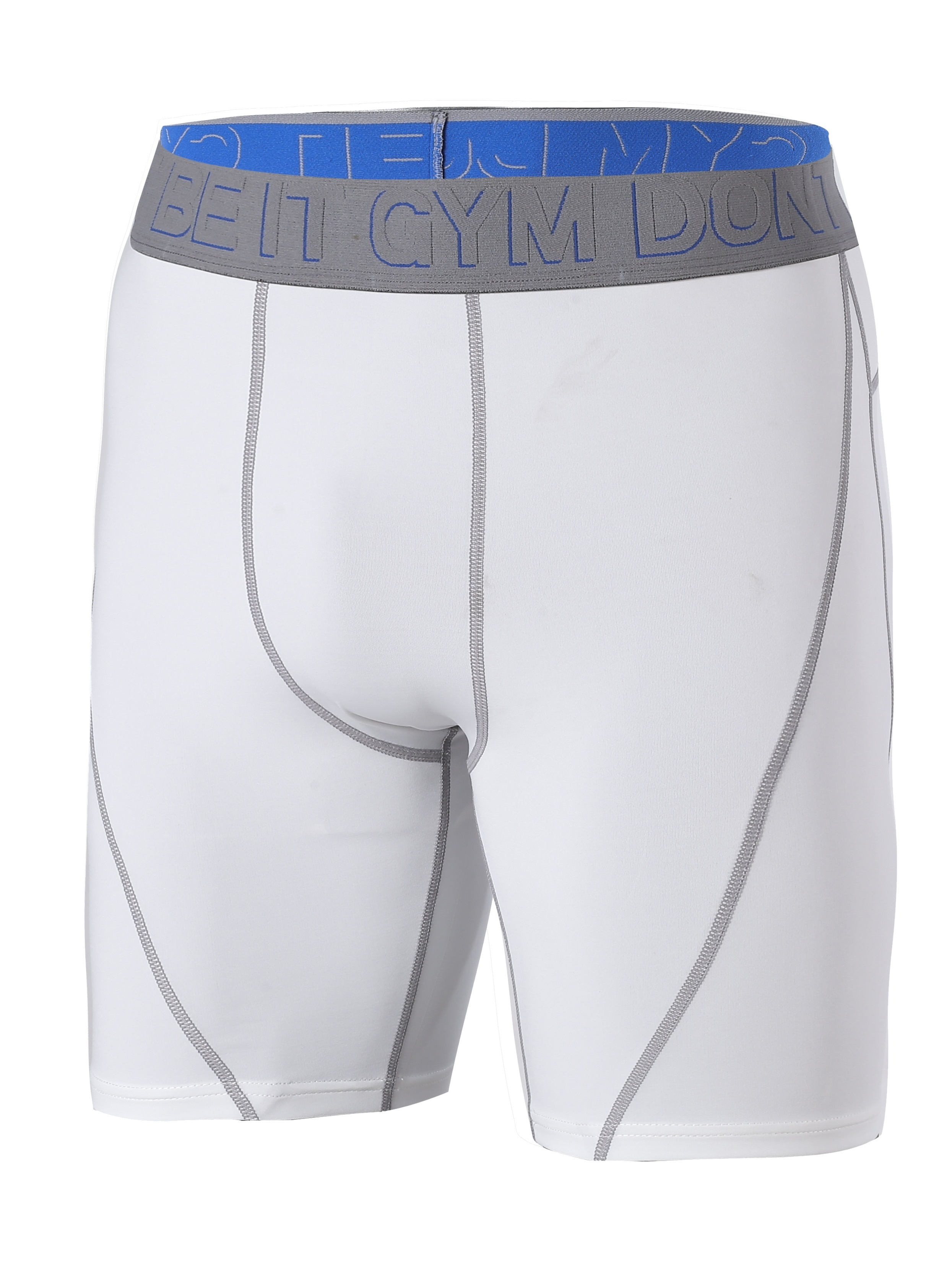 Men's High Elastic Quick Dry Tight Compression Long Boxers - Temu