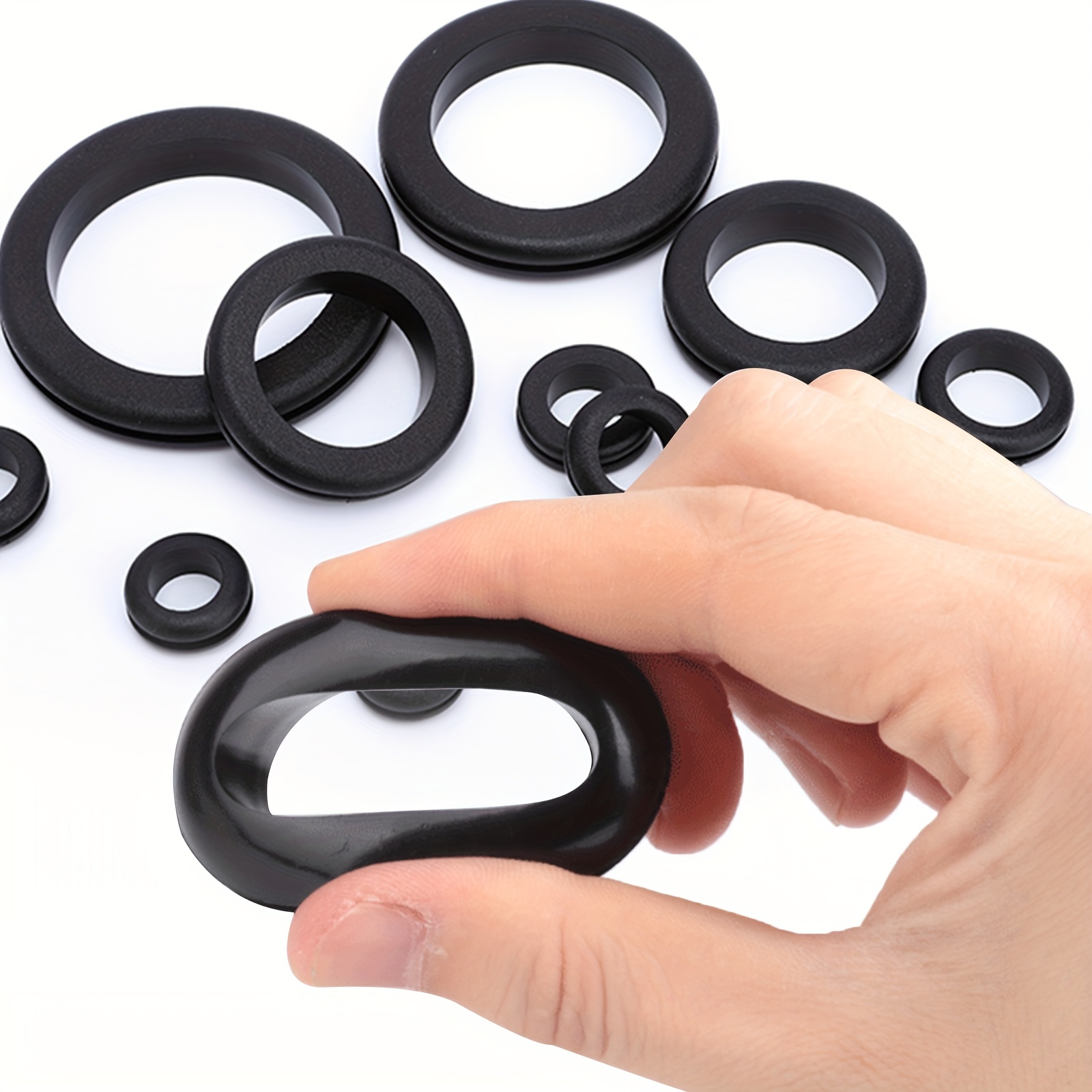 260pcs Rubber Grommet Kit Set Of 7 Sizes, Firewall Hole Plug Ring Rubber  Gasket For Plumbing, Hardware Repair, Automotive, Wiring, Plug And Cable