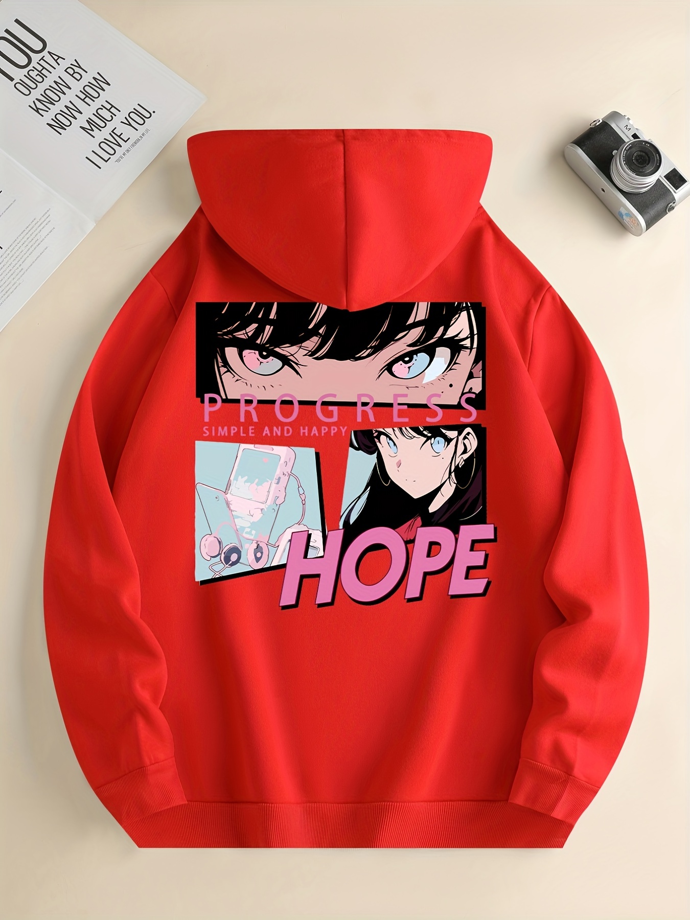 Anime Girl Print Hoodies For Men Sudadera Capucha Casual - Temu
