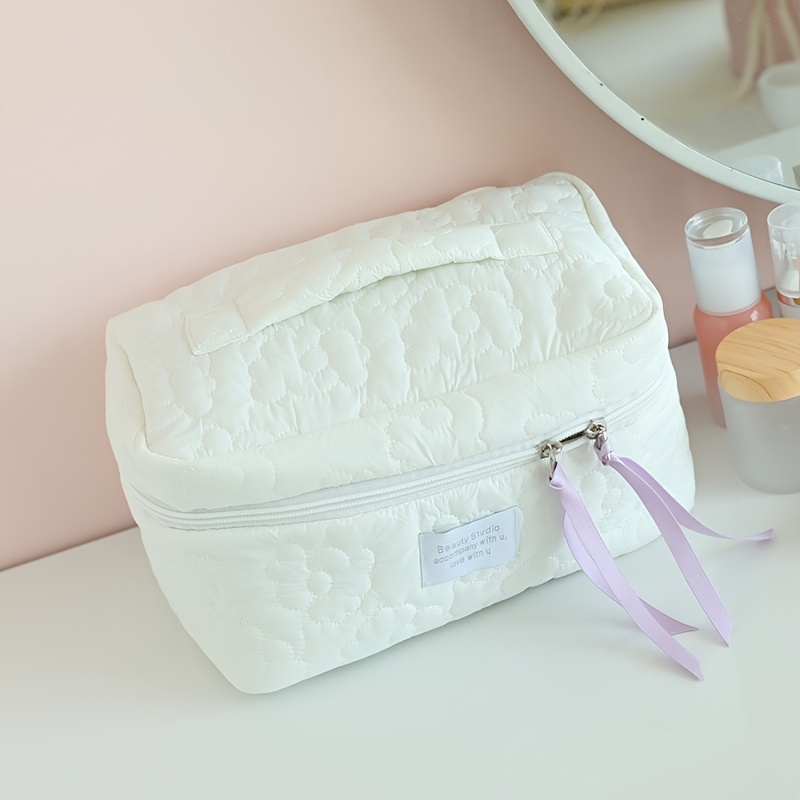 Borsa Cosmetica In Tela 4 Pezzi - Borse Per Trucco Con Cerniera, Leggere E Portatili Per Viaggi - Foto 2