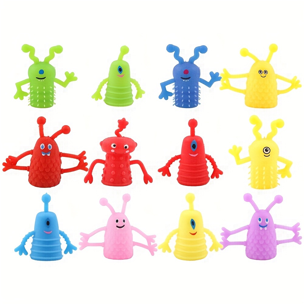 5Pcs Monster Finger Toys for Kids' Puppet Show Fun