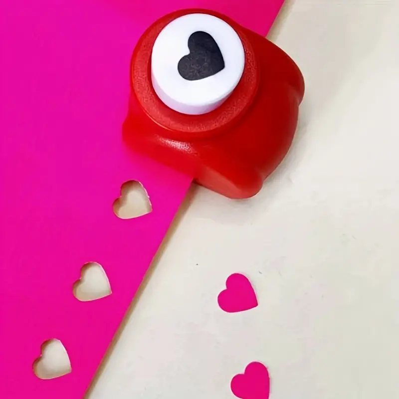 Mini Small And Cute Paper Embosser Heart shaped Paper Punch - Temu