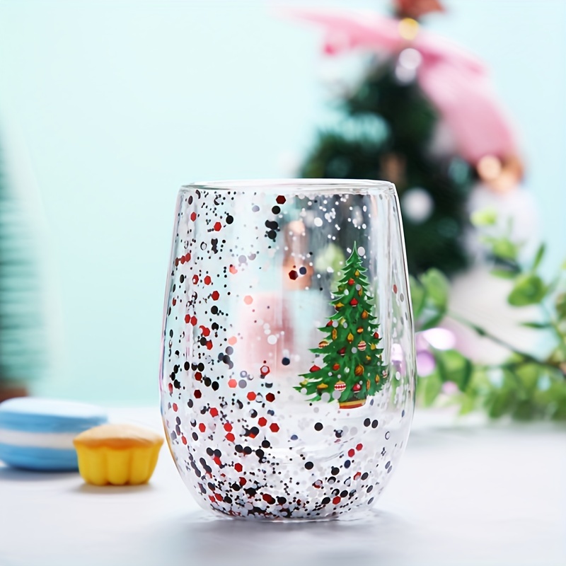 Bicchieri Da Vino Tazza Da Caffè In Vetro A Doppia Parete Resistente Alle  Alte Temperature Tazza Da Auguri Con Stella Albero Di Natale 3D Home Travel  Divertimento Bere Da 20,86 €