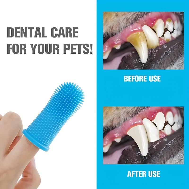 Dog sales bristle toothbrush