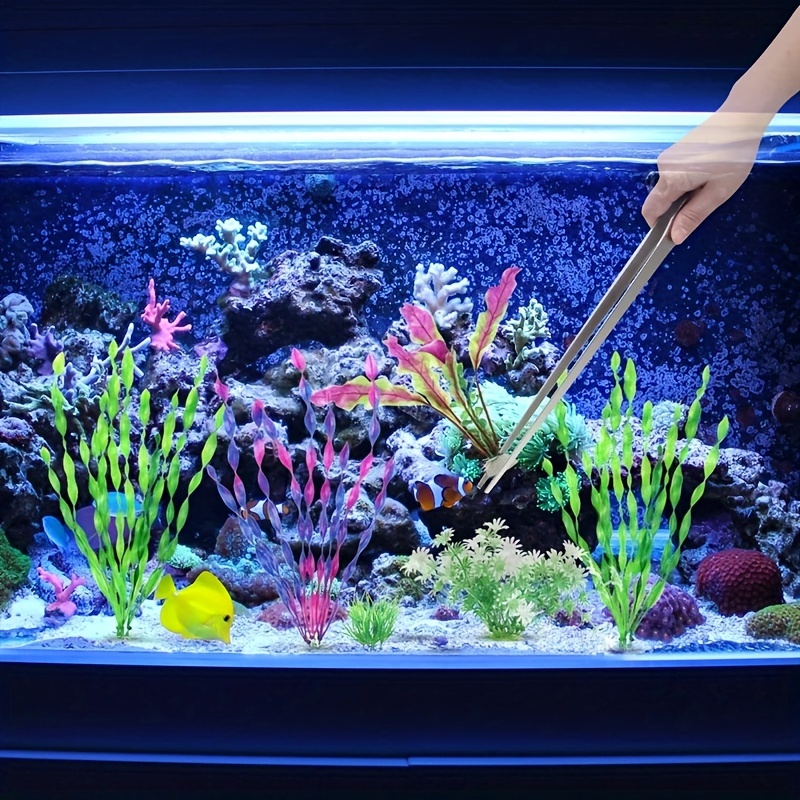 Aquarium Accessories Straight Curved Aquarium Tweezers Fish - Temu