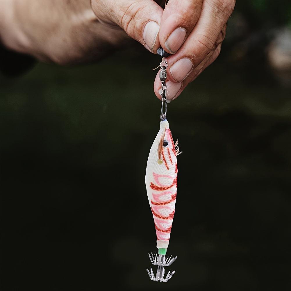 Artificial Jigging Wood Shrimp Hook Bionic Plastic Luminous - Temu