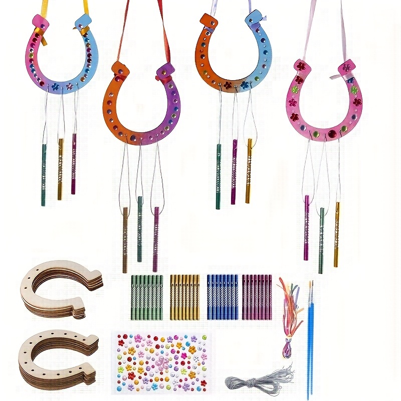 Beaded Wind Chime Kit Outdoor DIY Mothers Day Gift Project for