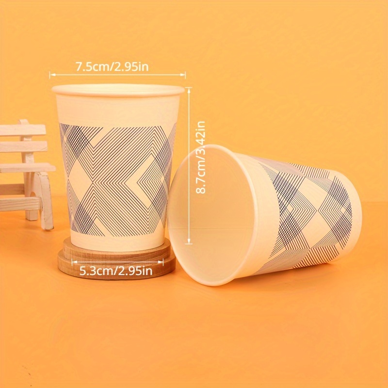 Disposable Paper Cups Sturdy Hot Beverage Cups White - Temu