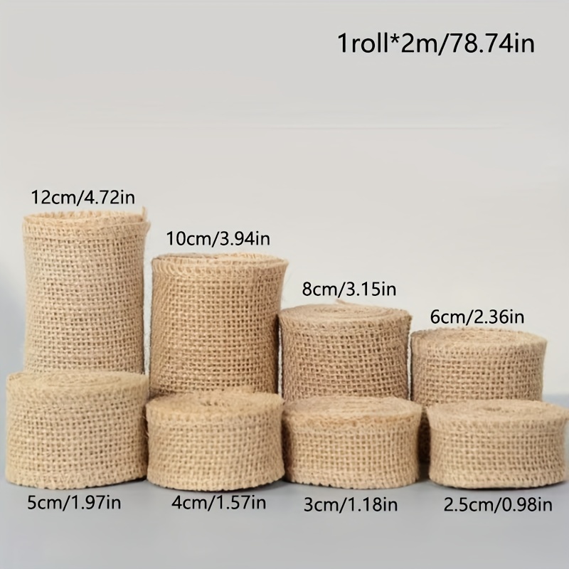 Quality Jute Fabric In Different Sizes Natural Webber Crafts - Temu