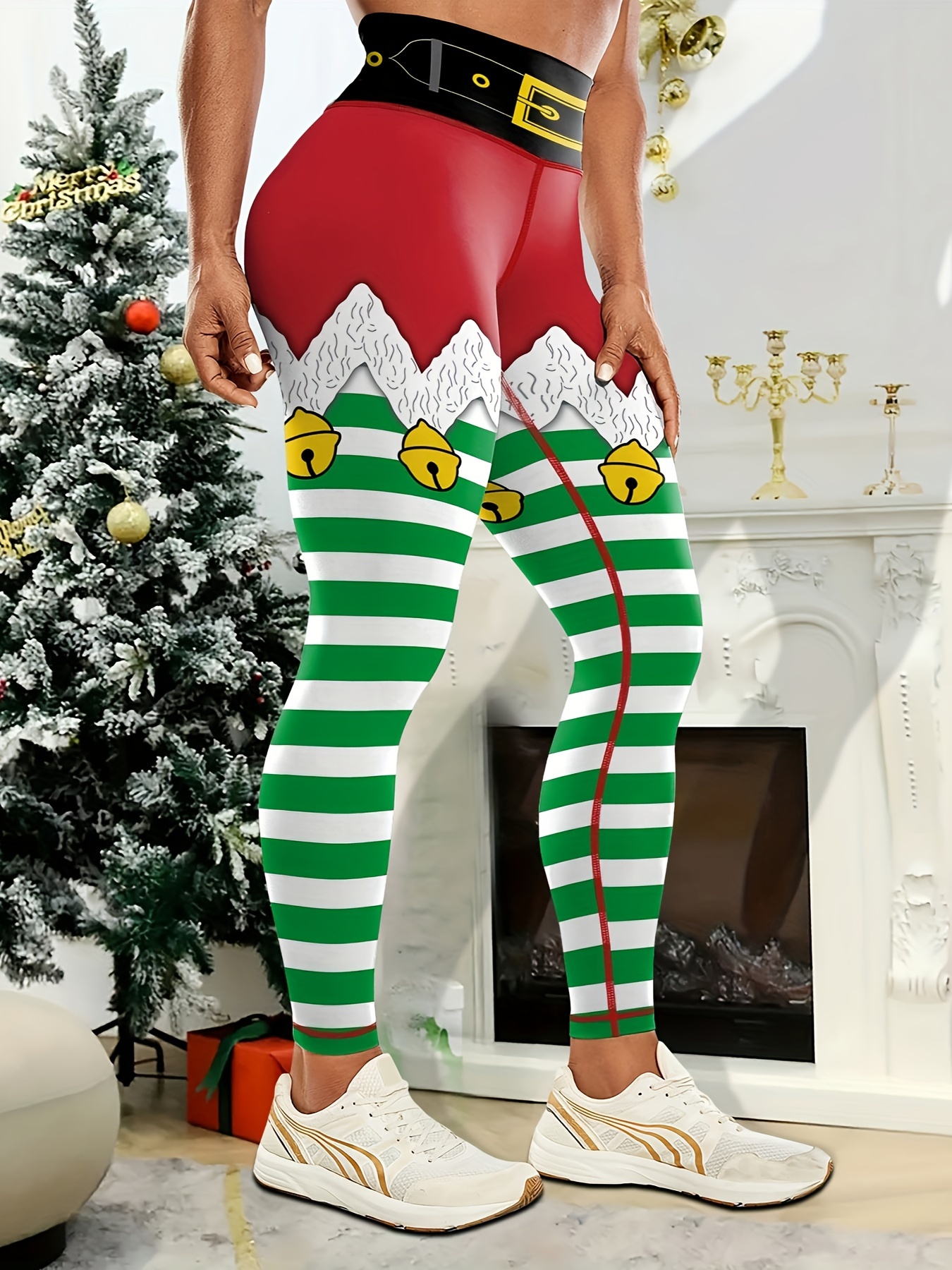 Christmas Leggings, Plus Size Leggings, Womens Leggings, Holiday