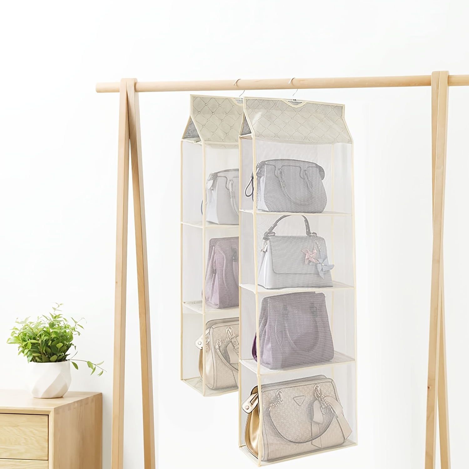 Hanging Handbag Purse Organizer Bags Dustproof Storage Bags 