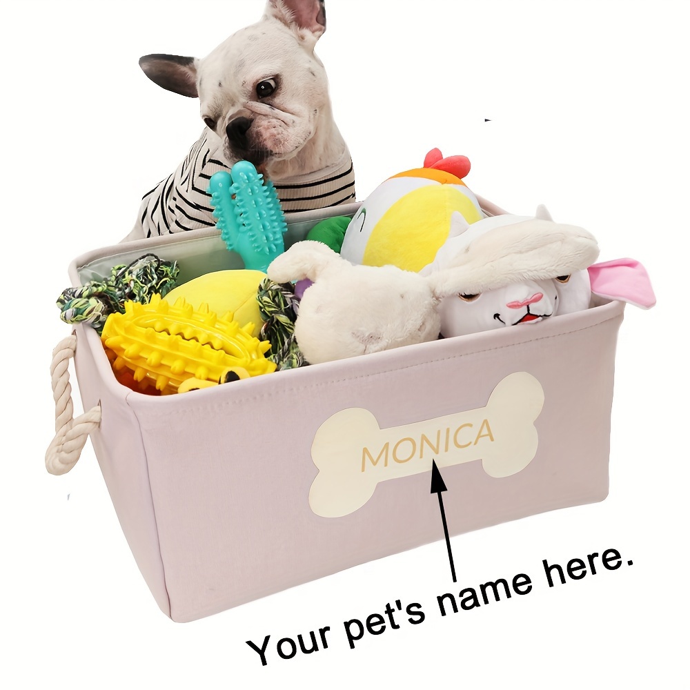 Personalised Dog Toy Storage-custom Toy Box for Dog Cat or Pet Dog