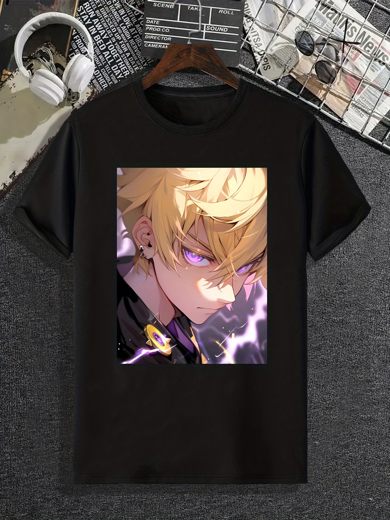 Anime T-Shirt, Unisex Adult Clothing, Top and Tees, Graphic Tees, T-Sh