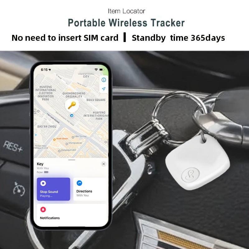 Localizador Llaves Inteligente Funciona Aplicación Find My - Temu Chile