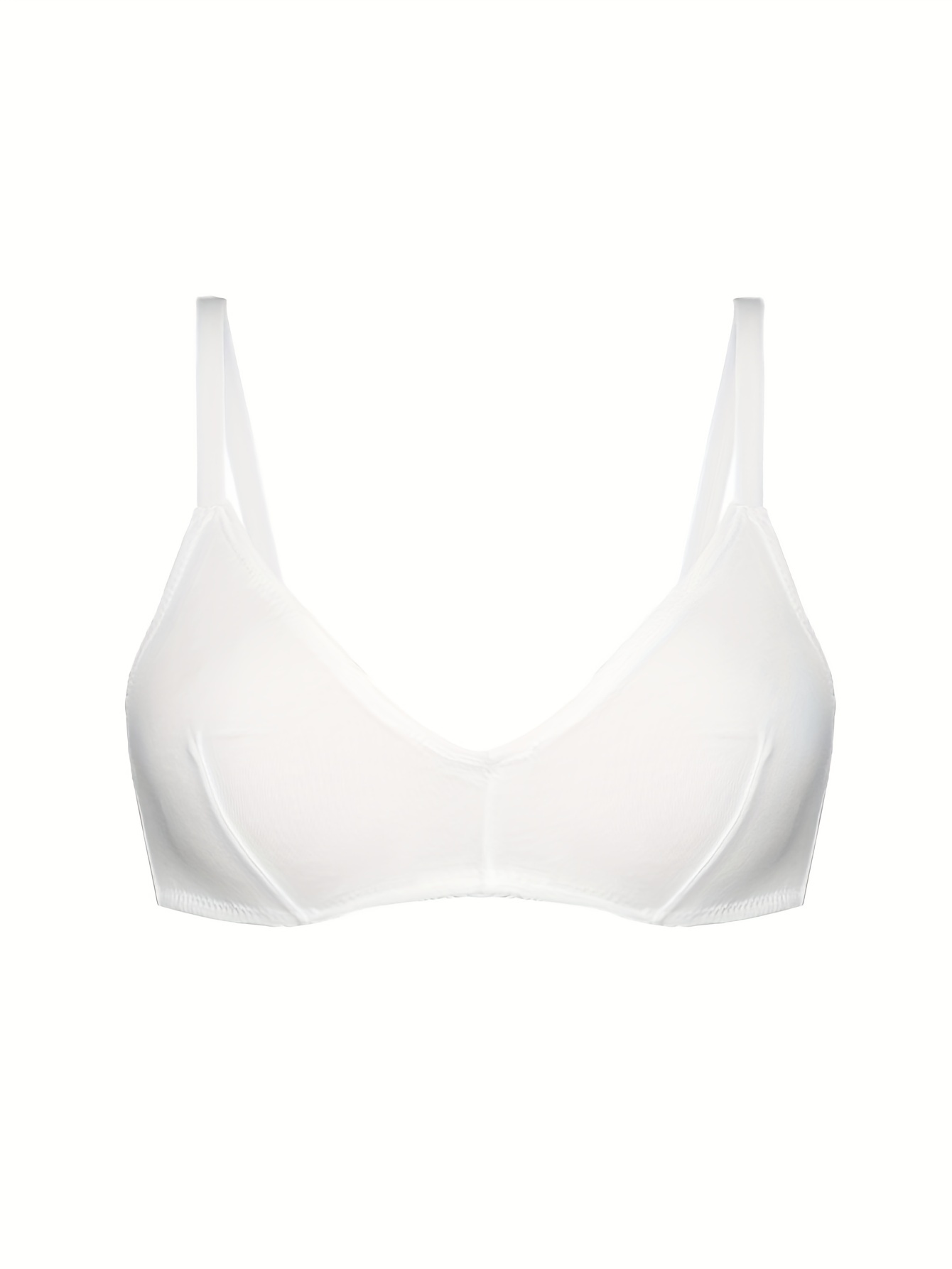 Women\'s Triangle Cup Underwear Bra Breathable Fabric Skin-friendly Elastic  Bra For Girlfriend Christmas Birthday Gift