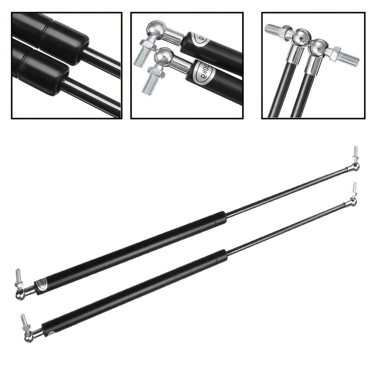 2pcs 300N Car Gas Struts 300 600mm Boost Your Trunk & Bonnet's Performance