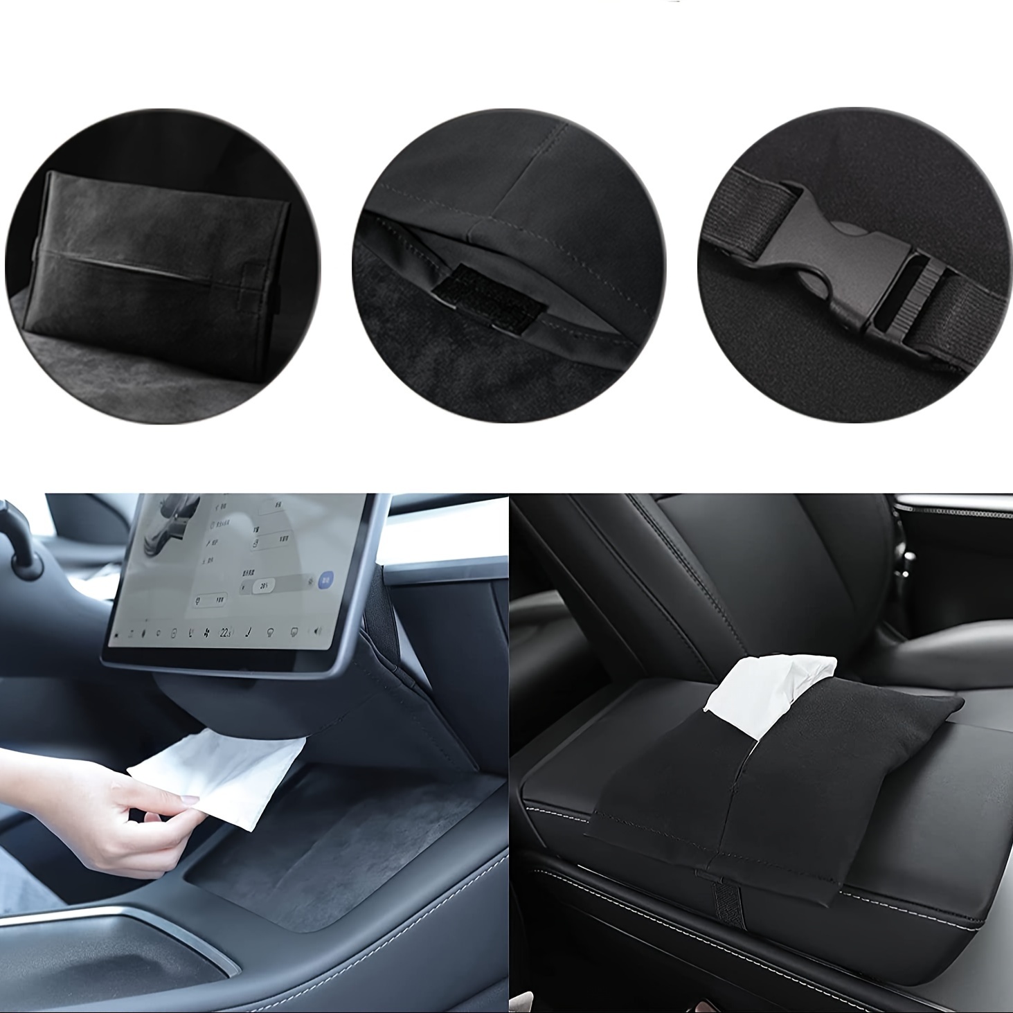 Car Tissue Rack Clip For Car Universal Sun Visor Napkin Box - Temu
