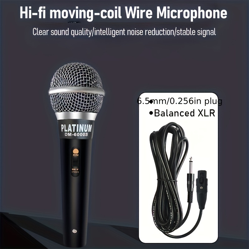 2 Microphone Micro Sans Fil A Main Double Pour Chant Karaoké Performant