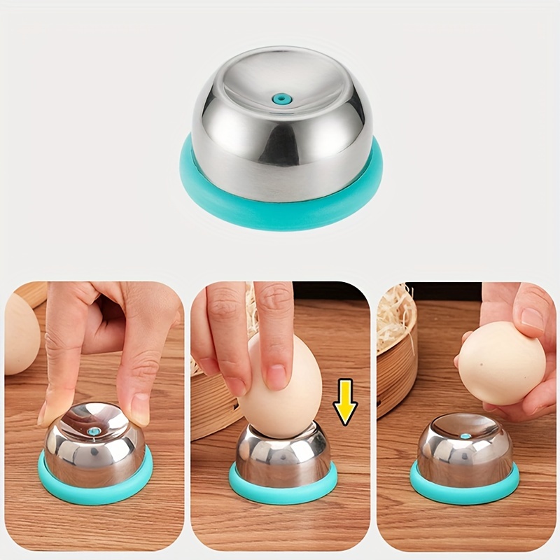 Egg Piercer for Raw Eggs, Compact Stainless Egg Peeler, Simple Egg Hole Puncher