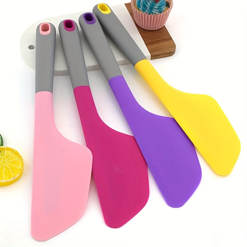 Silicone Cream Scraper Cake Spatula Butter Spatula - Temu