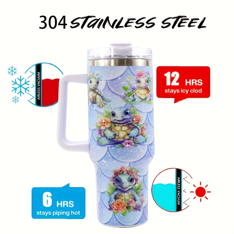 Stitch Cups Lilo And Stitch 40Oz Stainless Steel Stanley Tumbler