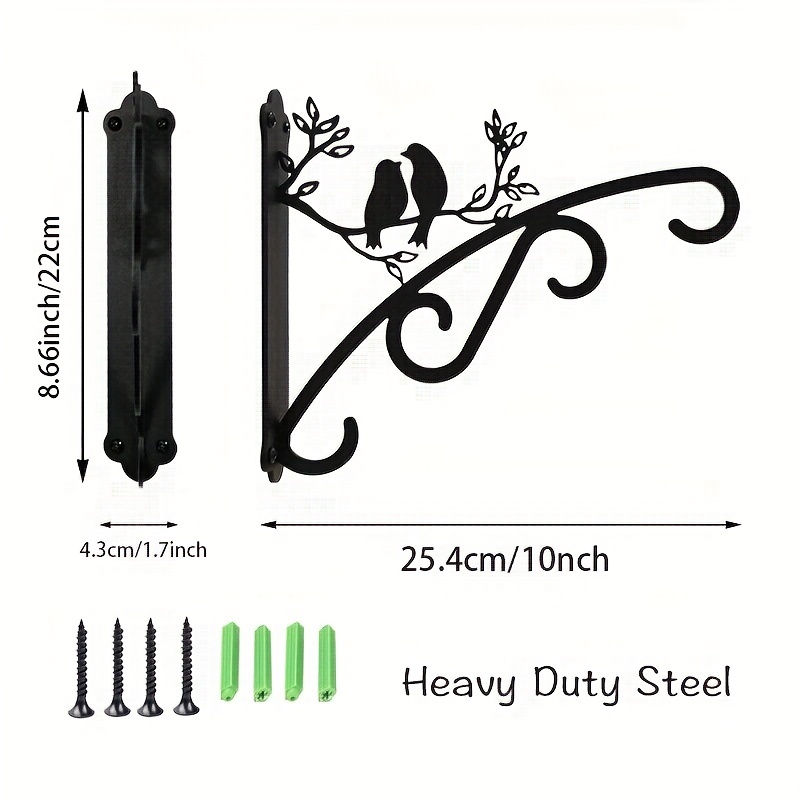 Iron Wall Hooks Metal For Hanging Lantern,wind Chimes,home Decor,6pack,3inches