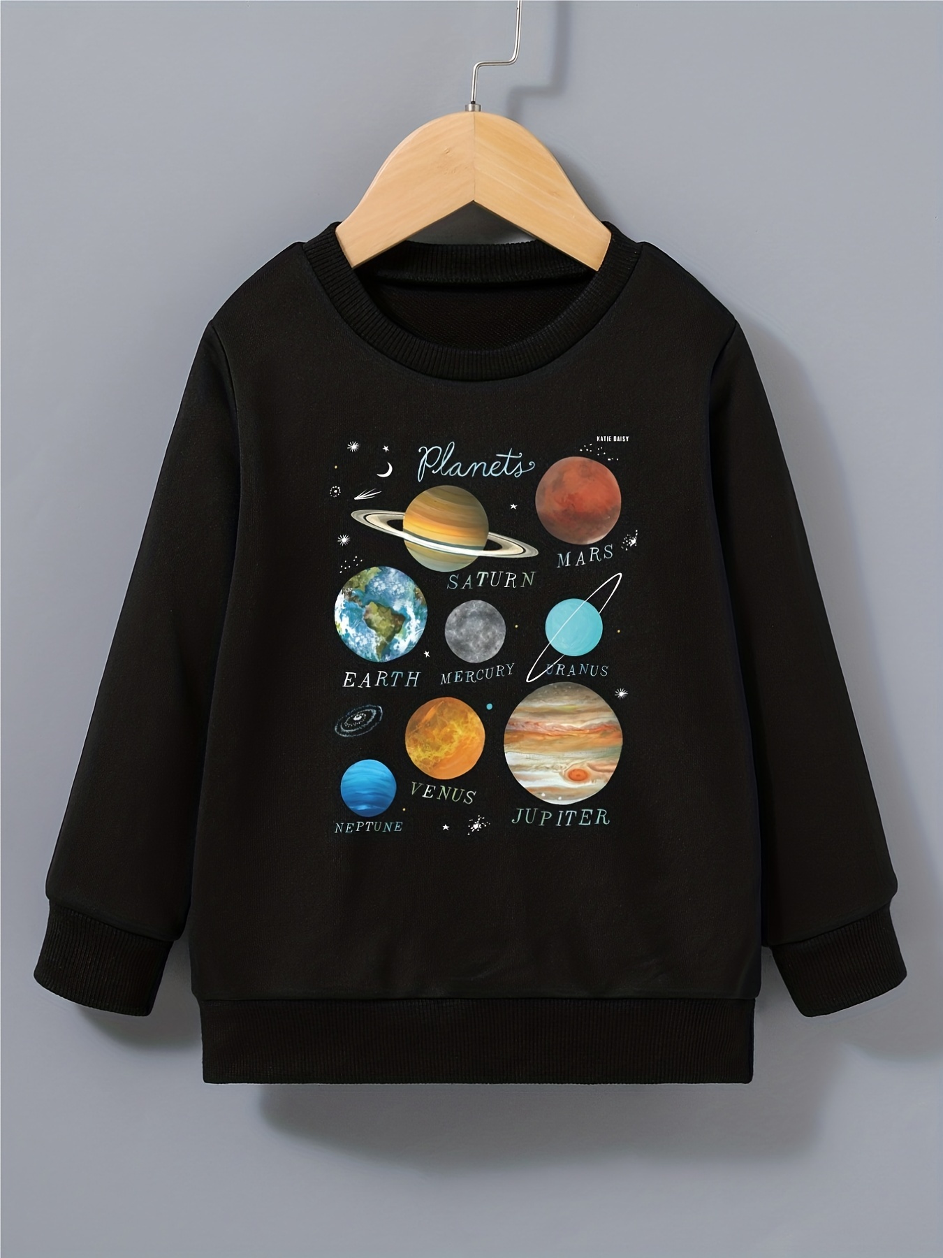 Sudadera sistema solar para niños niños