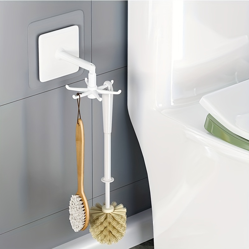 360 Rotating Hook with Strong Adhesive for Nail Storage