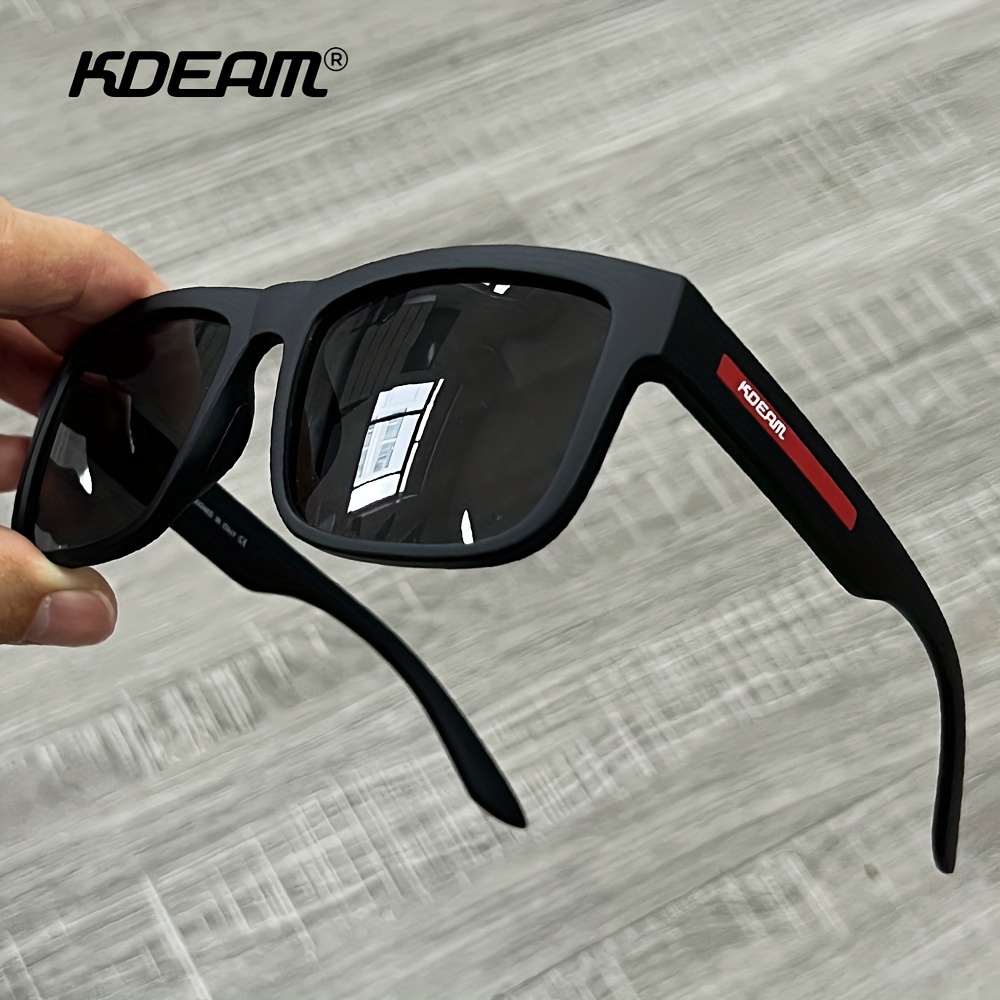 Square Sport Polarized Sunglasses For Men Outdoor Driving Fishing