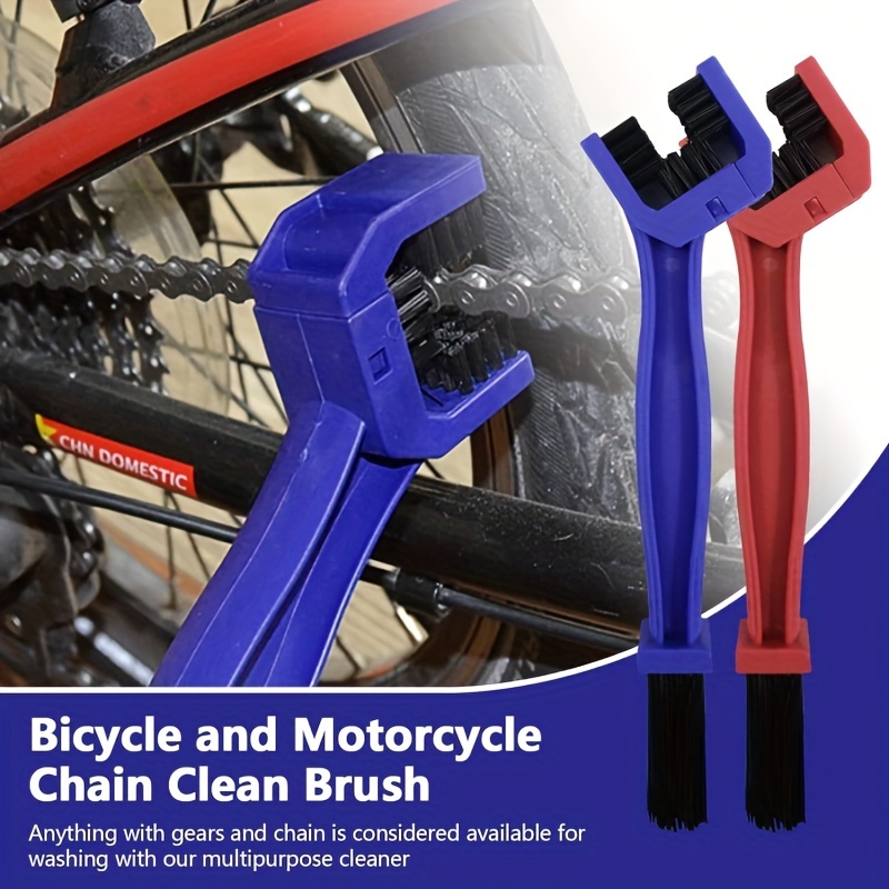 Portable Bicycle Chain Cleaner Motorcycle Road Bike Chain Clean Brush  Bicycle Clean Tool Kit Cycling Chain Cleaner Maintenance