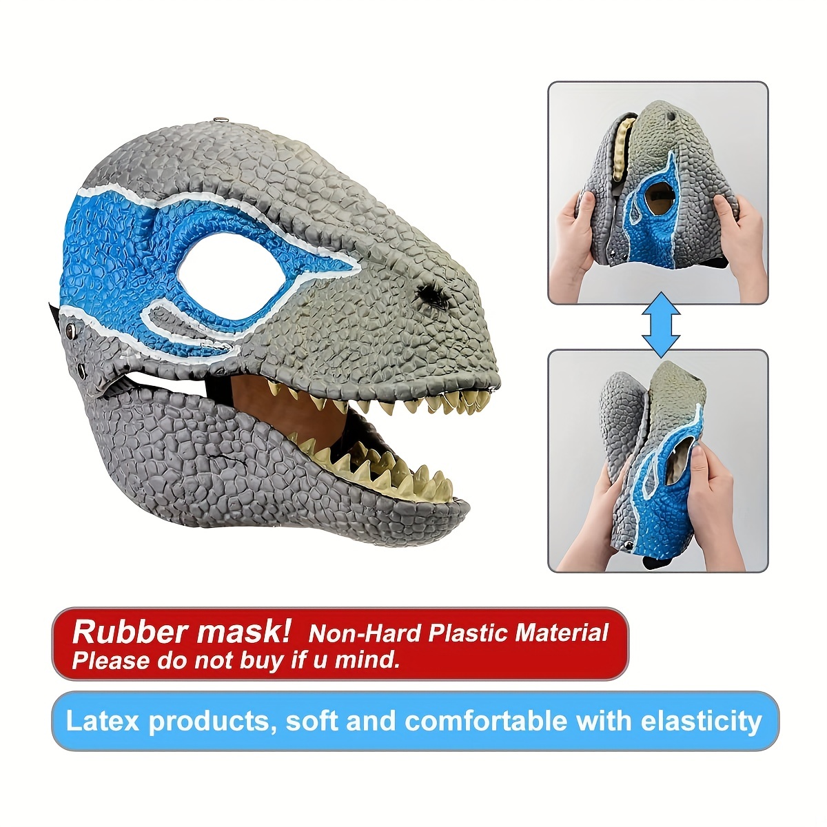 Hard Plastic Dinosaur Mask, Mask Hard Plastic Cosplay