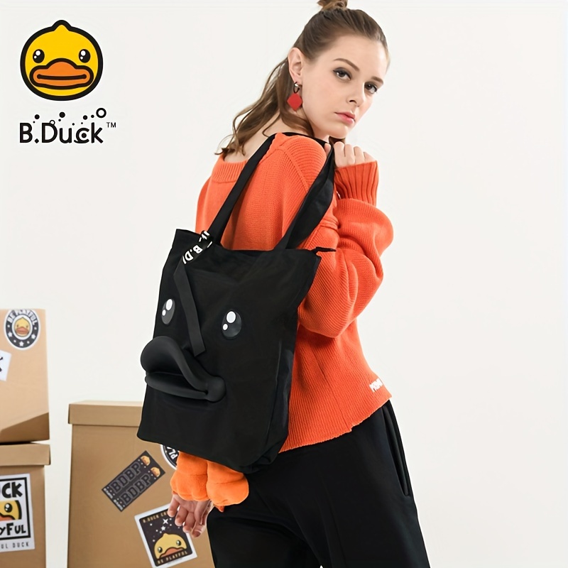 Little Yellow Duck Shoulder Bag Casual Simple Versatile Temu