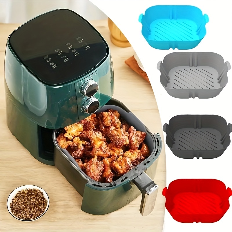 Silicone Air Fryer Liners 6 Different Sizes Air Fryer Liners - Temu