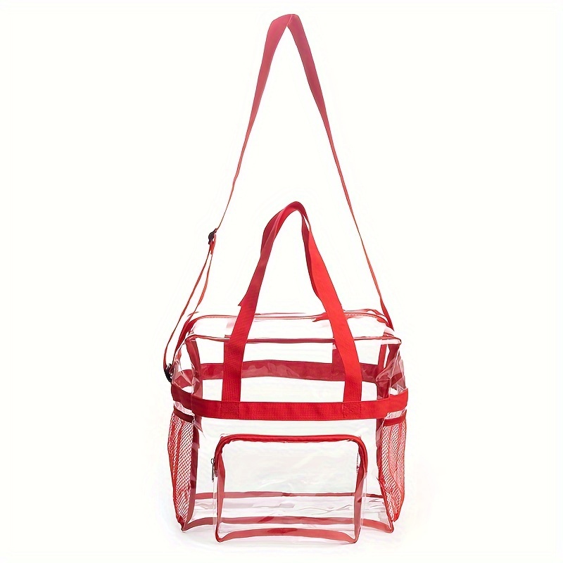 Sac 2025 transparent rouge