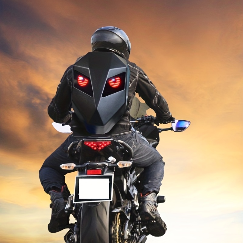 1pc LED Impermeable, Mochila Para Motocicleta Y Portátil - Perfecta Para  Viajar, Ciclismo, Montar En Motocicleta, Bolsa Para Casco Y Aventuras Al  Aire