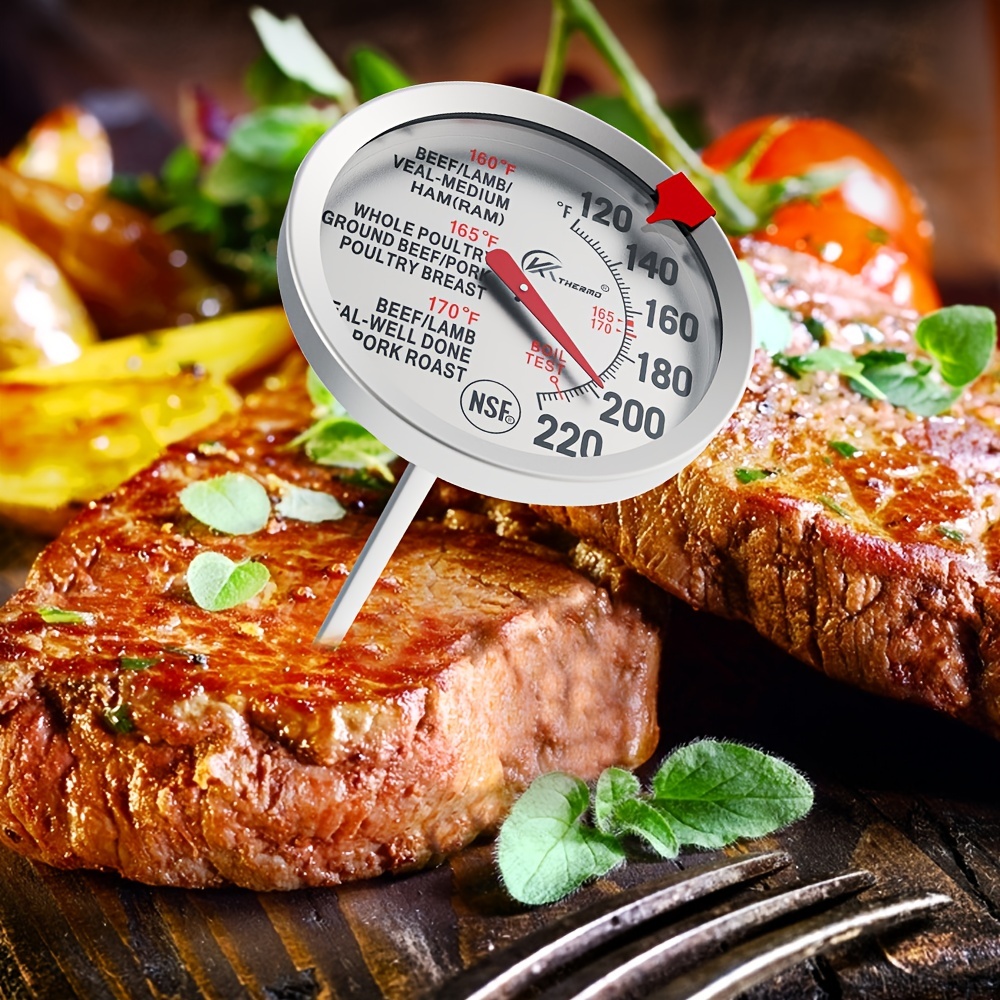 Thermomètre de four en acier inoxydable, 0-1000 ℉/0-500 ℃ Thermomètre de  barbecue de viande de cuisine de cuisine, largement utilisé dans les  aliments, le pétrole, les produits chimiques, etc. : : Cuisine et  Maison